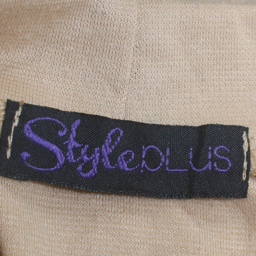Style Plus Women Beige Pullover Sweatshirt Boss Lady XXL