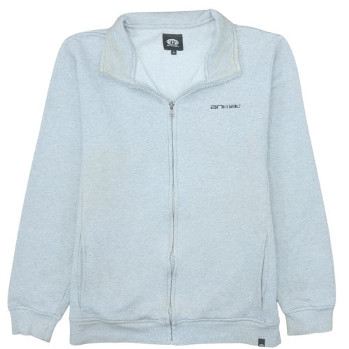 Animal Men's Grey Full Zip Track Jacket Size M Activewear