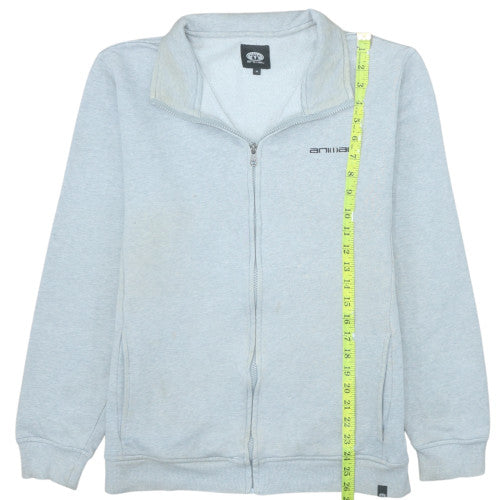 Animal Men's Grey Full Zip Track Jacket Size M Activewear