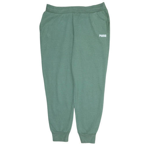 Puma Men's Green Jogger Sweatpants Size L Cotton Blend