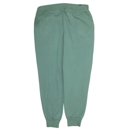 Puma Men's Green Jogger Sweatpants Size L Cotton Blend