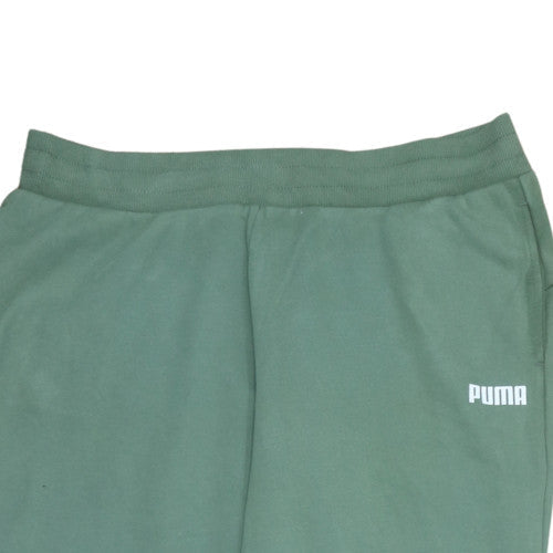 Puma Men's Green Jogger Sweatpants Size L Cotton Blend
