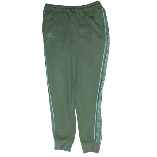 Kappa Men’s Green Jogger Trousers XL Logo Tape Casual Wear