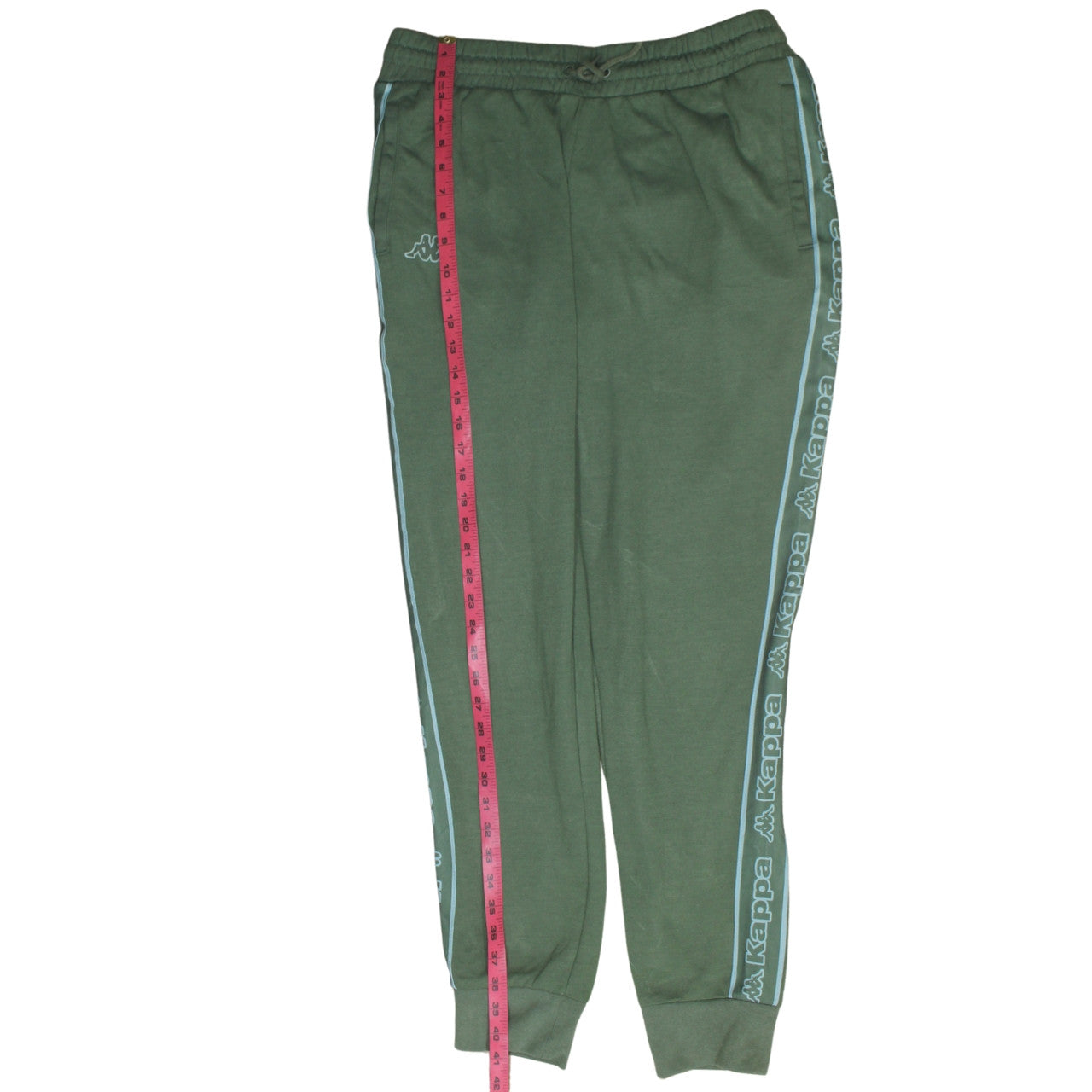 Kappa Men’s Green Jogger Trousers XL Logo Tape Casual Wear