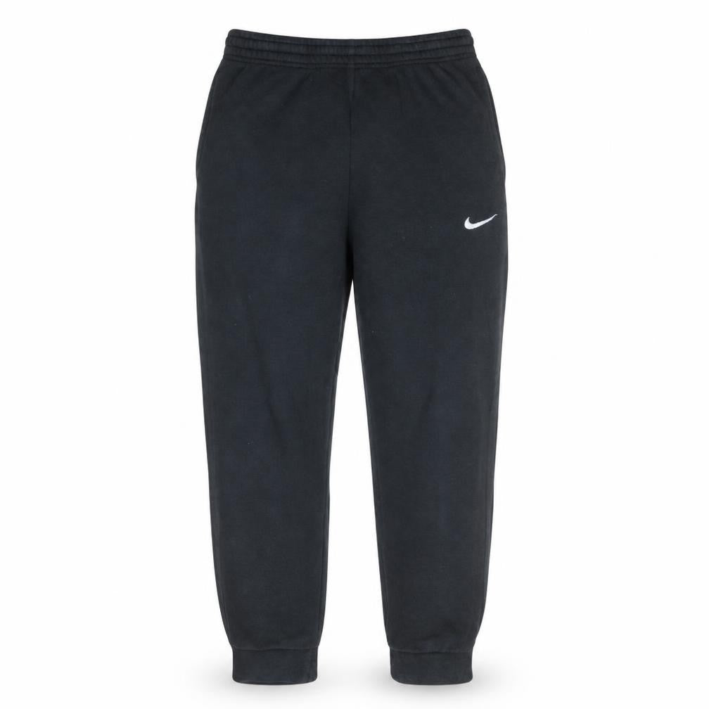 Nike Men's Black Fleece Sweatpants L Regular Fit Tapered