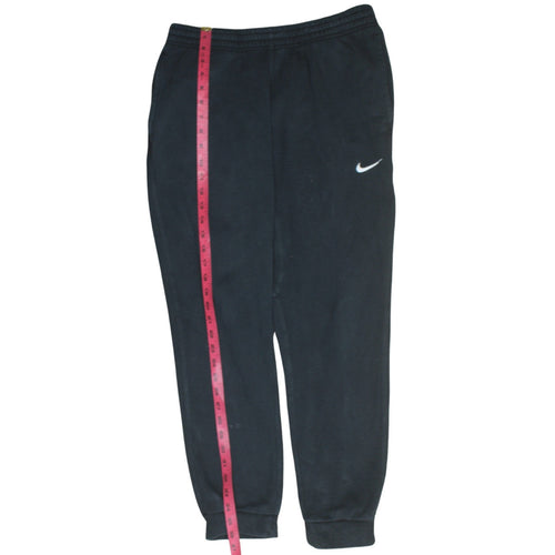 Nike Men's Black Fleece Sweatpants L Regular Fit Tapered