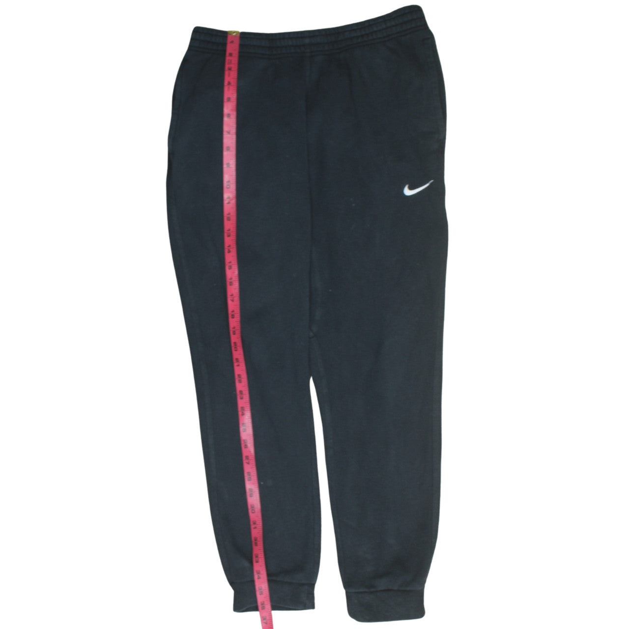 Nike Men's Black Fleece Sweatpants L Regular Fit Tapered