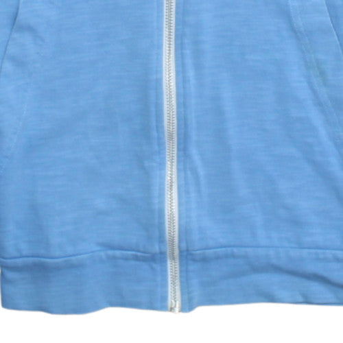Nike Men's Blue Full Zip Hoodie Small Lightweight Cotton