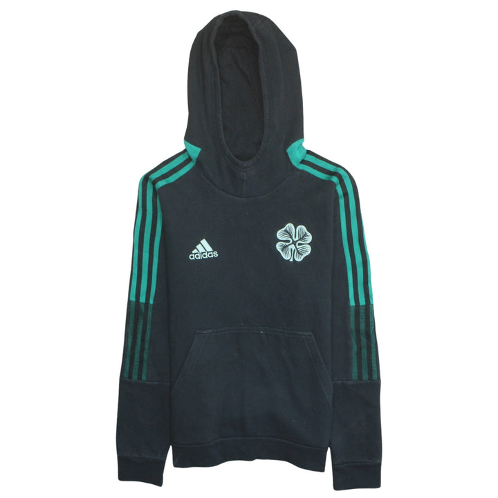 Adidas Boys Black Pullover Hoodie 13-14 Years Football Sportswear