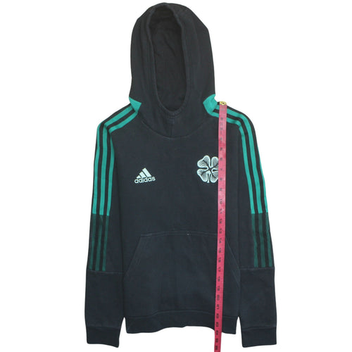 Adidas Boys Black Pullover Hoodie 13-14 Years Football Sportswear