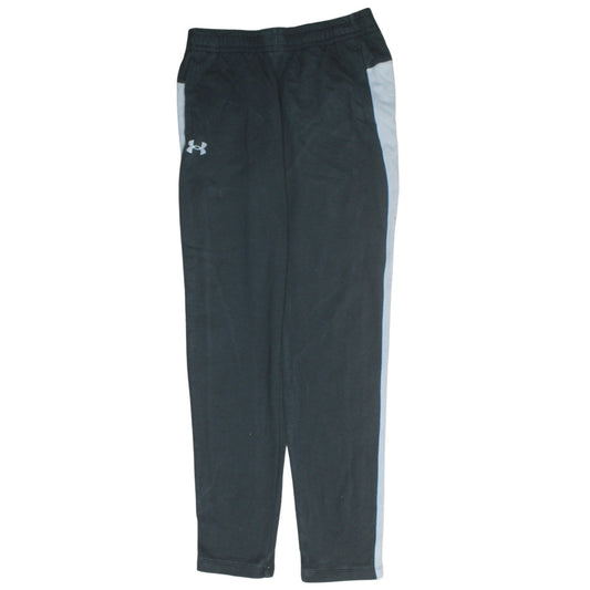 Under Armour Boys Black Jogger Sweatpants YL Loose Fit Elastic Waist Activewear