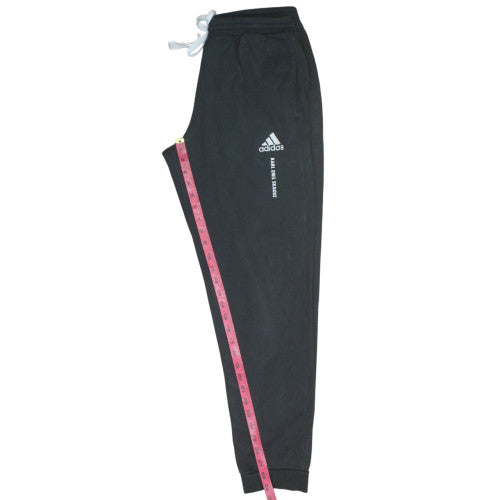 Adidas Mens Black Jogger Trousers Size L Comfortable Tapered Fit