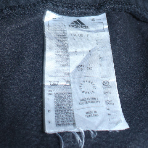 Adidas Mens Black Jogger Trousers Size L Comfortable Tapered Fit