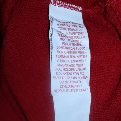 Levi's Boys Red Pullover Hoodie 14 Years Logo Fleece Sweatshirt
