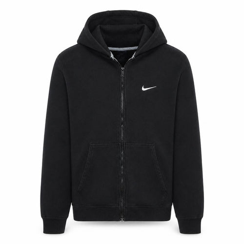 Nike Men's Black Full Zip Hoodie Size M Sports Fleece Sweatshirt