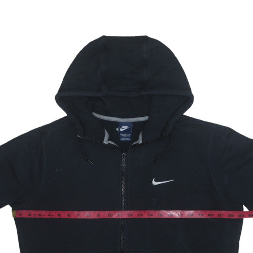 Nike Men's Black Full Zip Hoodie Size M Sports Fleece Sweatshirt