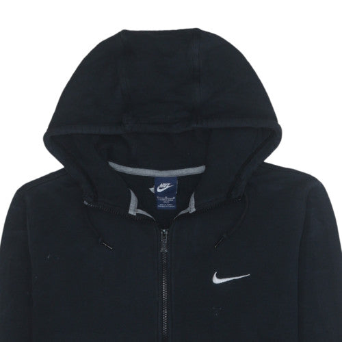 Nike Men's Black Full Zip Hoodie Size M Sports Fleece Sweatshirt