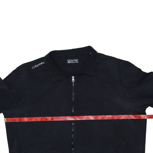 Lotto Men’s Black 2XL Track Jacket Full Zip Sportswear