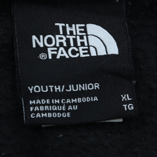 The North Face Boys Black Fleece Full Zip Jacket XL Youth