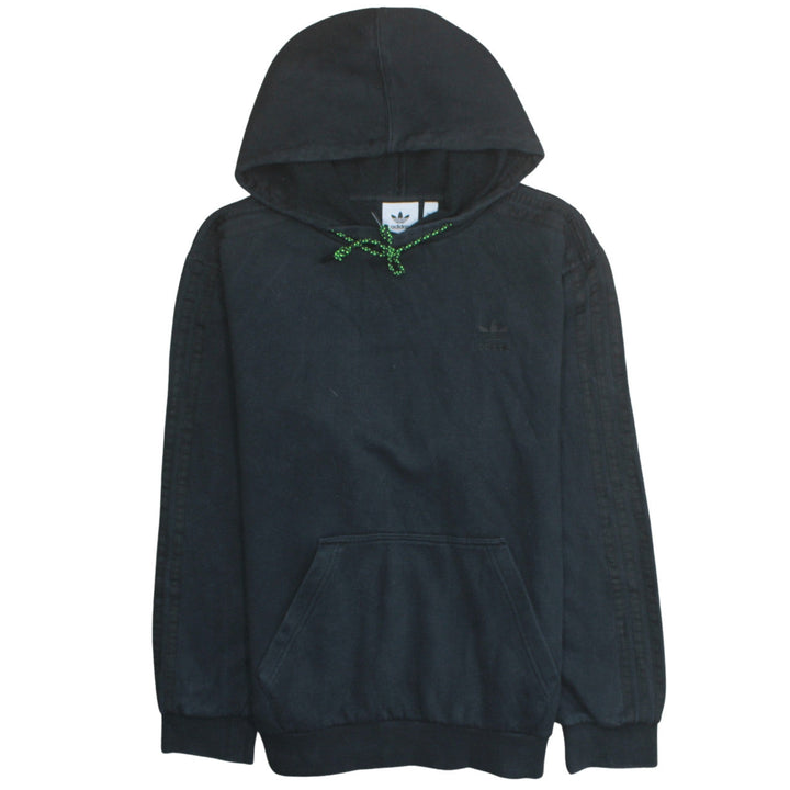 Adidas Mens Black Pullover Hoodie Medium Regular Fit Fleece