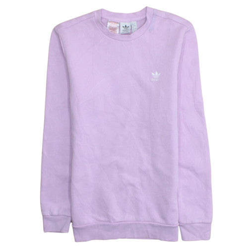 Adidas Girls Purple Crew Neck Pullover Sweatshirt Size 14 Years