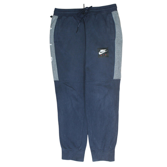 Nike Men's Blue Jogger Trousers XL Fleece Tapered Fit