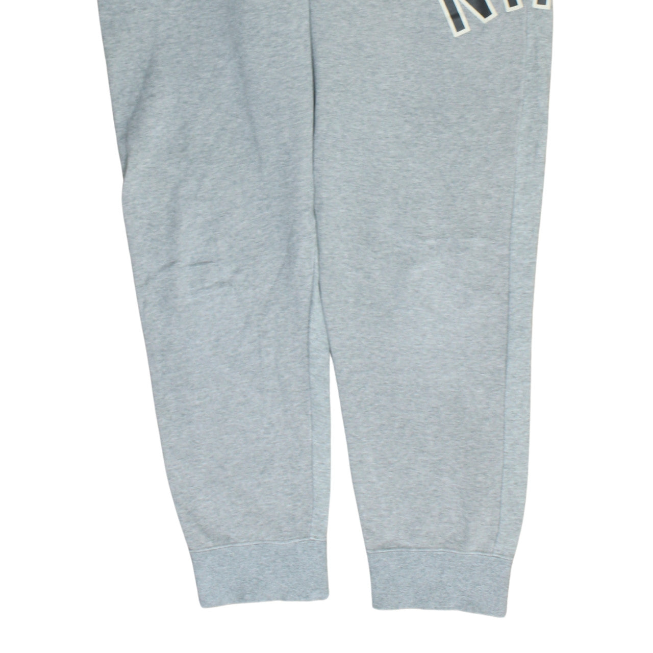 Nike Men Grey Sweatpants L Regular Fit Elastic Waist Tapered Fleece