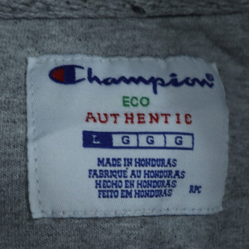 Champion Men’s Black Pullover Hoodie Size L Regular Fit Fleece