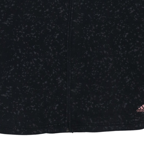 Adidas Women's Black Full Zip Hooded Sweatshirt Size M