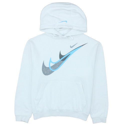 Nike Men's White Pullover Hoodie Size S Graphic Sports Fleece