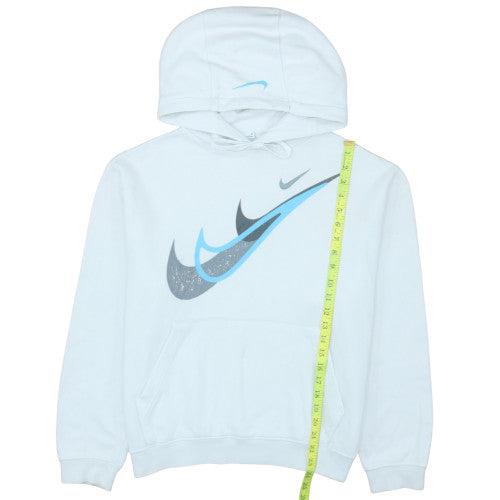 Nike Men's White Pullover Hoodie Size S Graphic Sports Fleece