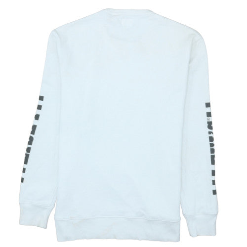 Levi's Men's White Snoopy Crew Neck Graphic Print Sweatshirt Size M