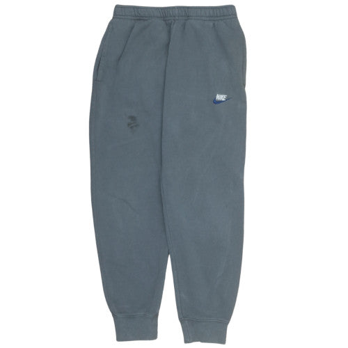 Nike Men's Grey Cotton Fleece Sweatpants S Regular Fit