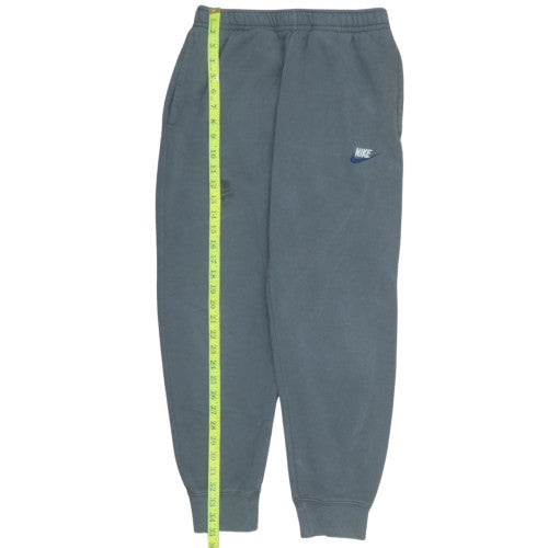 Nike Men's Grey Cotton Fleece Sweatpants S Regular Fit