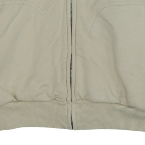Kappa Men's Beige XL Track Jacket 100% Cotton Full Zip Retro Style
