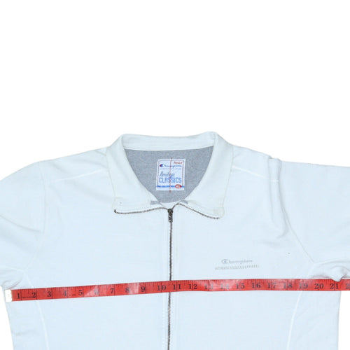 Champion Men's White XL Heritage Classics Track Jacket