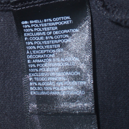 The North Face Boys Black Joggers L Regular Cotton Blend Sweatpants