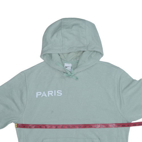 Nike Men’s Green Paris Saint-Germain Pullover Hoodie Size S