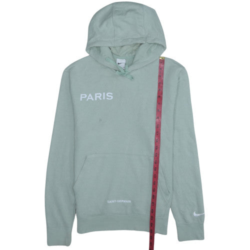 Nike Men’s Green Paris Saint-Germain Pullover Hoodie Size S
