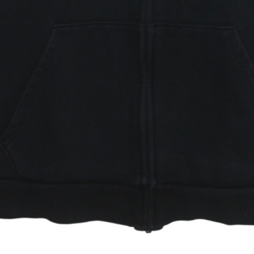 Puma Men's Black Full Zip Hoodie Size L Sports Fleece Sweatshirt