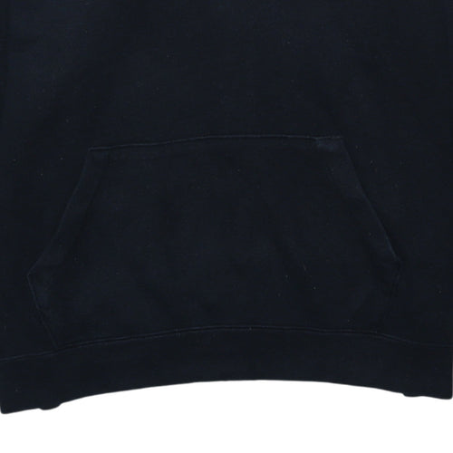 Nike Men's Black Pullover Hoodie L Fleece Regular Fit Sweatshirt