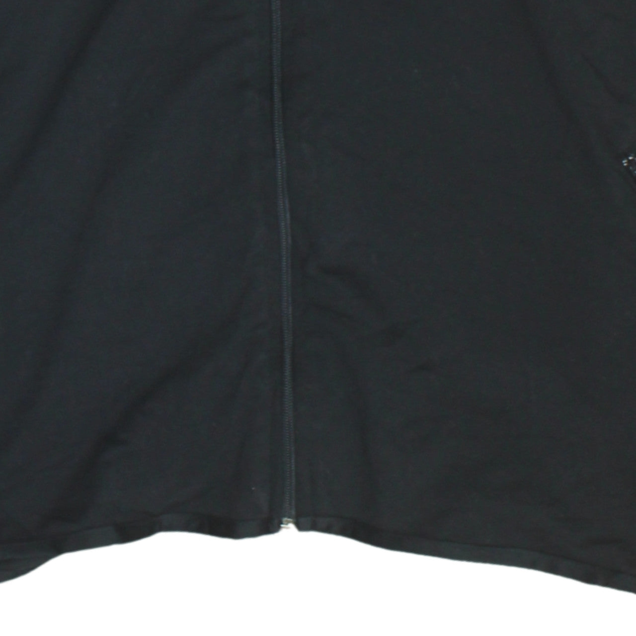 Nike Men's Black Full Zip Hoodie L Sportswear Cotton Blend