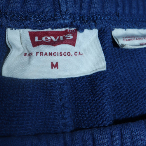 Levi's Men's Blue Fleece Sweatpants M Regular Fit Elastic Waist