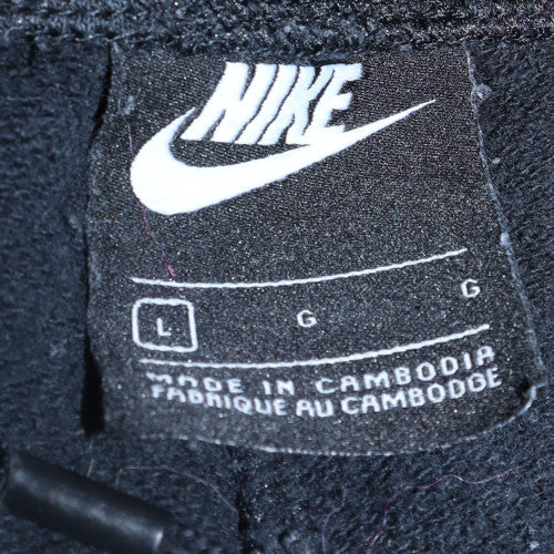 Nike Mens Black Fleece Jogger Sweatpants L Regular Fit