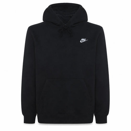 Nike Men's Black Pullover Hoodie Size M Fleece Sports Sweatshirt