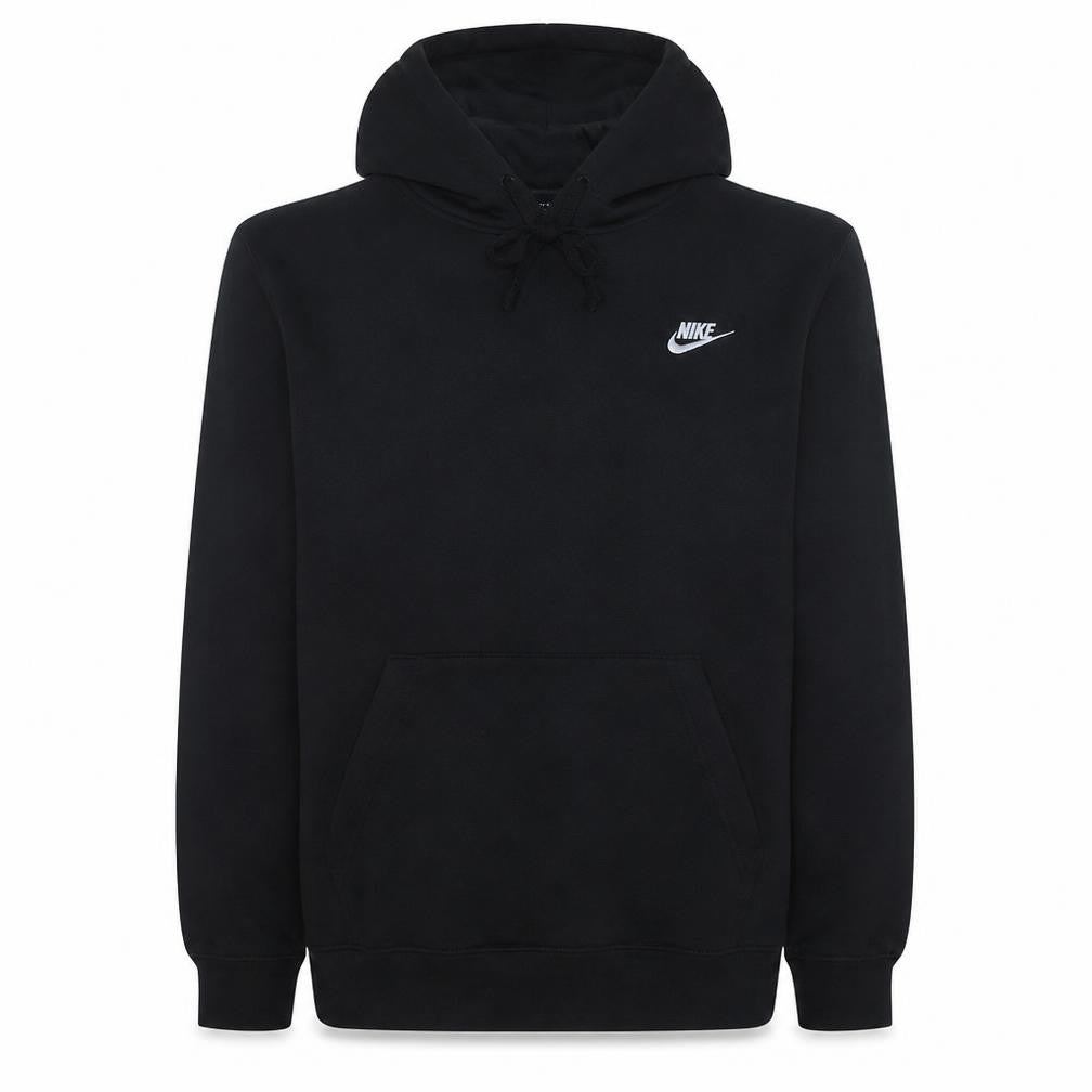 Nike Men's Black Pullover Hoodie Size M Fleece Sports Sweatshirt
