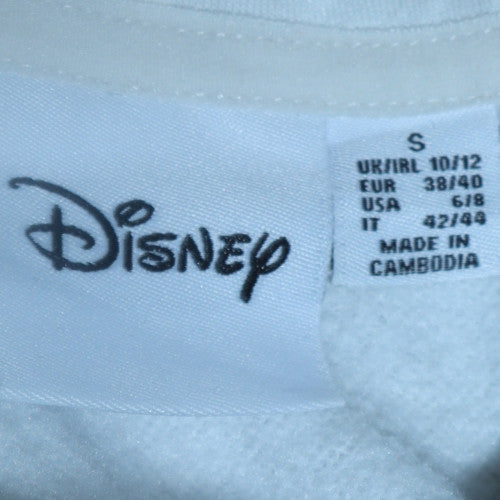 Disney Women White Simba Pullover Hoodie S Lion King Graphic