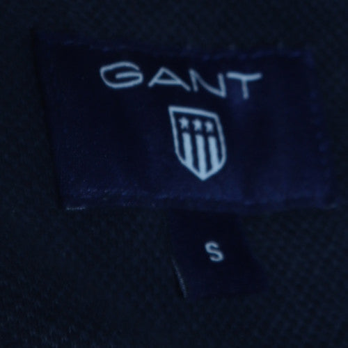 GANT Men's Blue Long Sleeve Cotton Polo Shirt Size S