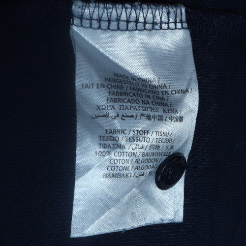 GANT Men's Blue Long Sleeve Cotton Polo Shirt Size S