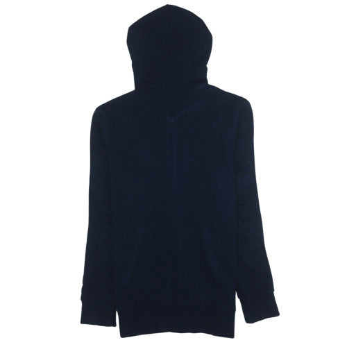 adidas Men’s Blue Full Zip Hoodie Small Fleece Sportswear